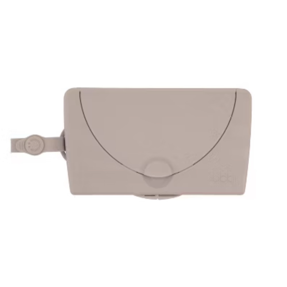 Ubbi Taupe Travel Wipes Holder